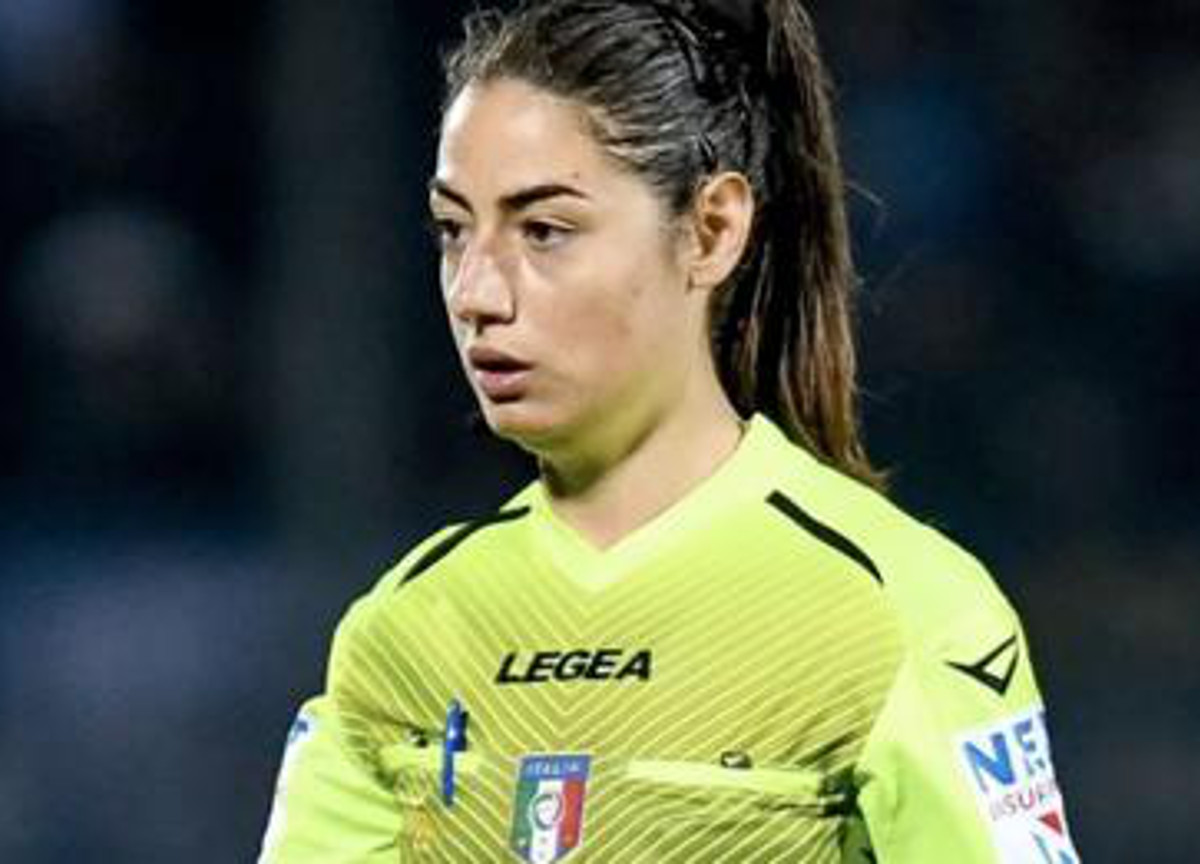 ferrieri caputi, primo arbitro donna, serie a. Foto Facebook