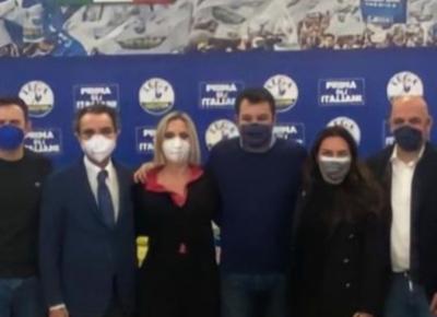salvini mascherine photoshoppate