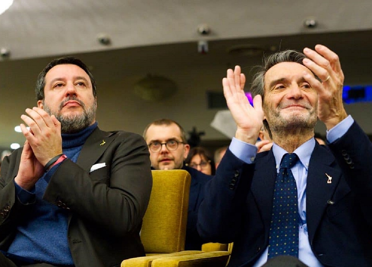 Attilio Fontana e Matteo Salvini Attilio Fontana e Matteo Salvini