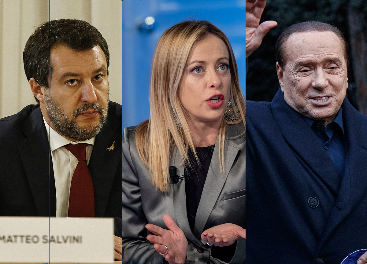 Matteo Salvini Giorgia Meloni Silvio Berlusconi