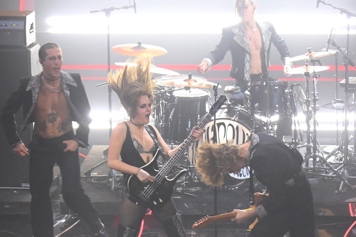 Maneskin (foto Lapresse) Maneskin (foto Lapresse)