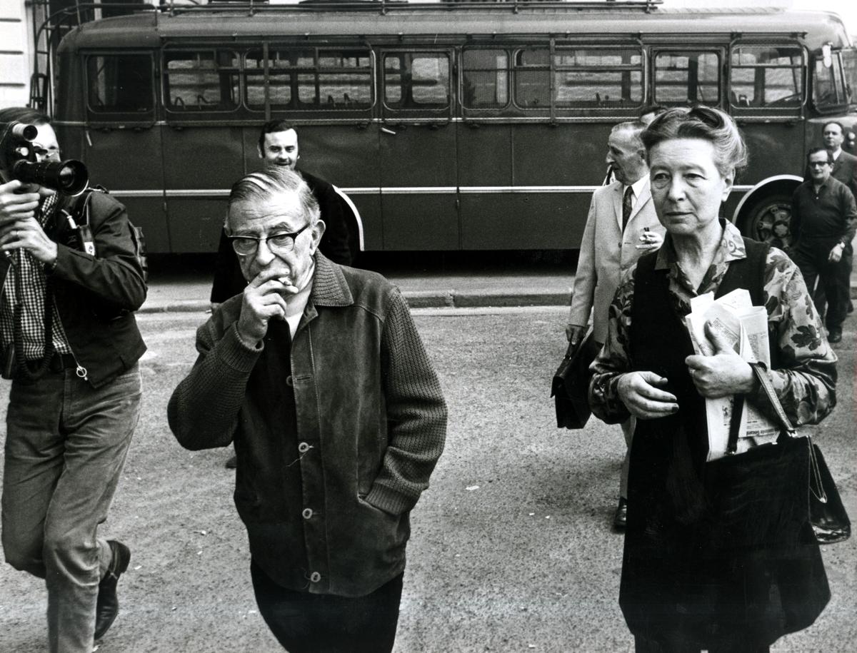 Sarte e De Beauvoir nel 1968