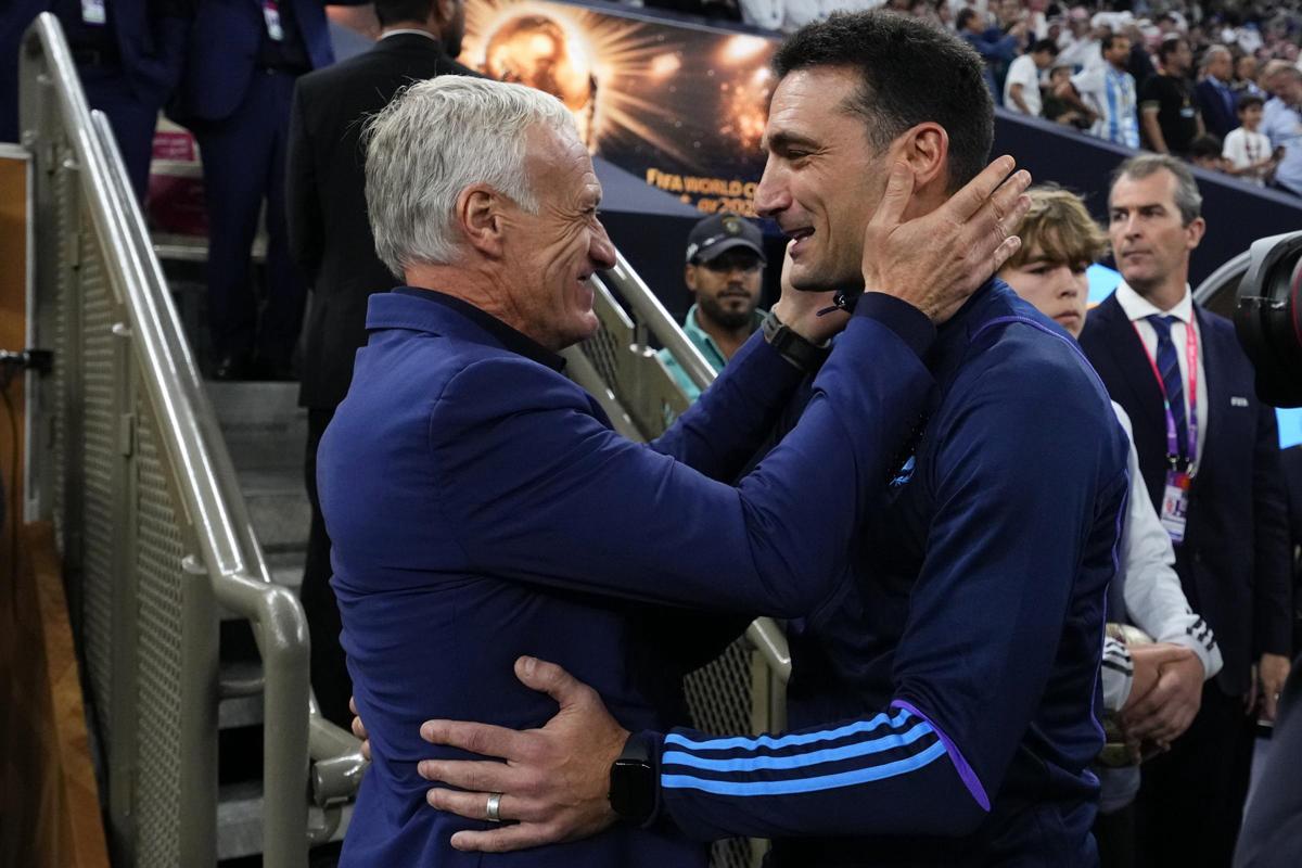Lionel Scaloni e Didier Deschamps (Lapresse) Lionel Scaloni e Didier Deschamps (Lapresse)