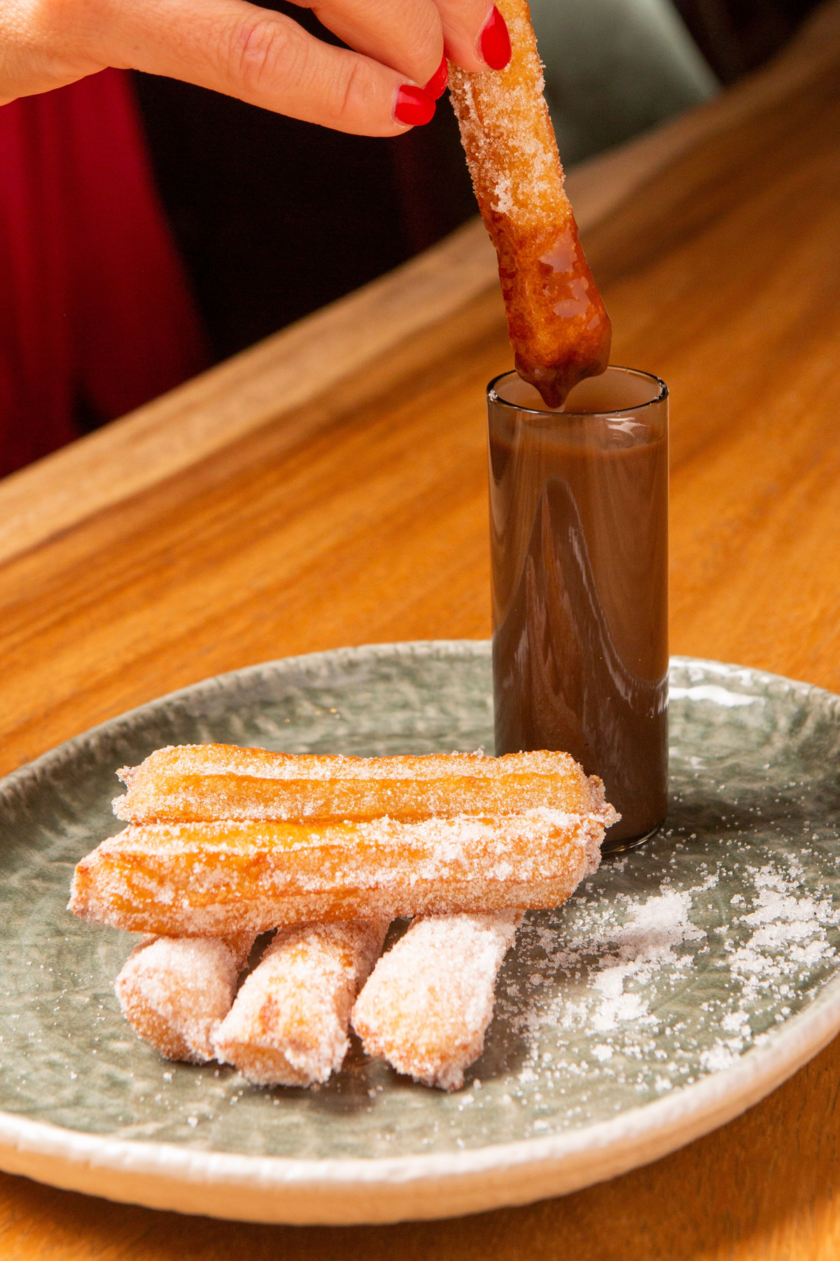 Churros con cioccolato Churros con cioccolato