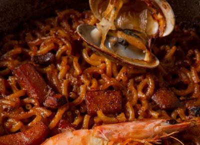 Senorio Fideua di Frutti di Mare