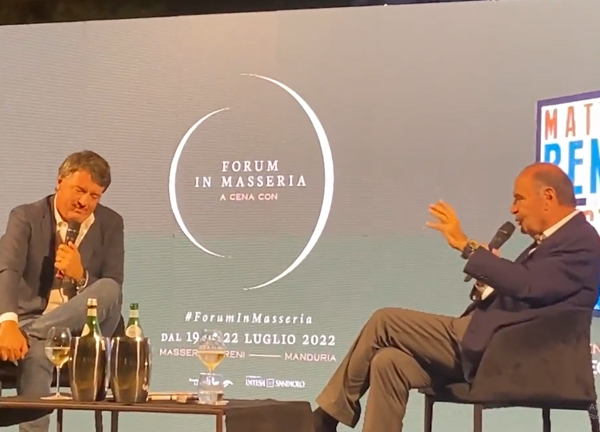 Matteo Renzi e Bruno Vespa