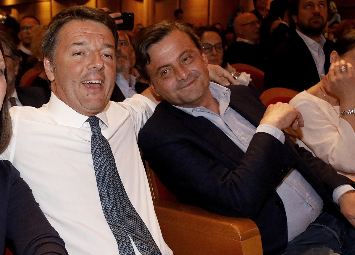 Matteo Renzi e Carlo Calenda Matteo Renzi e Carlo Calenda
