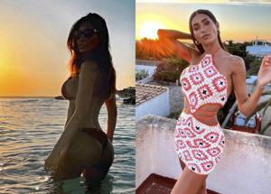 Nargi, che sirena al tramonto L'ex velina infiamma Instagram