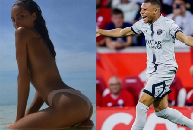 Il calciatore Kylian Mbappé e la modella trans Ines Rau Il calciatore Kylian Mbappé e la modella trans Ines Rau