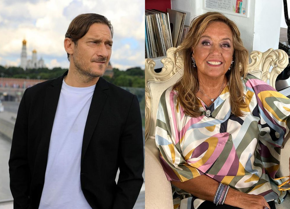 Francesco Totti e Annamaria Bernardini de Pace Francesco Totti e Annamaria Bernardini de Pace