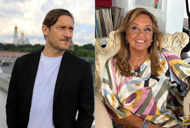 Francesco Totti e Annamaria Bernardini de Pace Francesco Totti e Annamaria Bernardini de Pace