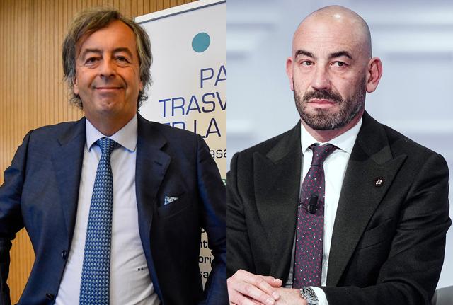 Roberto Burioni e Matteo Bassetti Roberto Burioni e Matteo Bassetti
