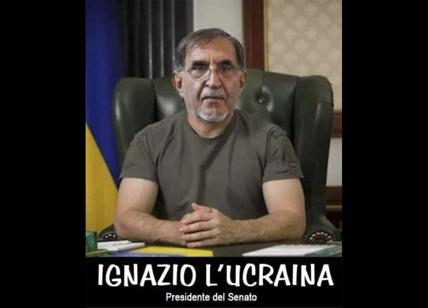 "Ignazio l'Ucraina presidente del Senato": il meme è già virale sul web