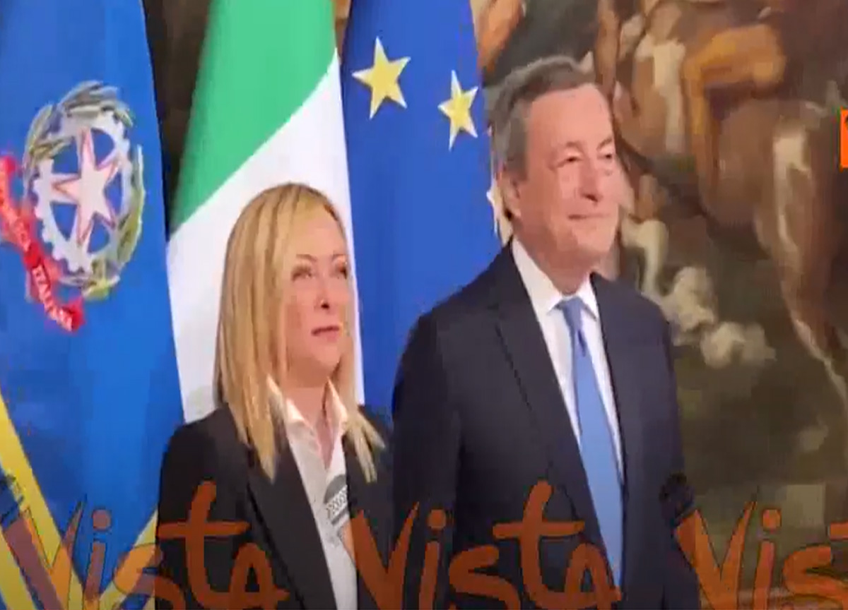 Meloni e Draghi
