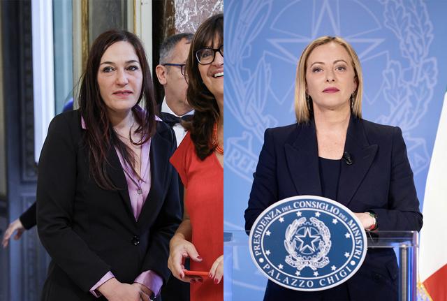 Giovanna Ianniello e Giorgia Meloni Giovanna Ianniello e Giorgia Meloni