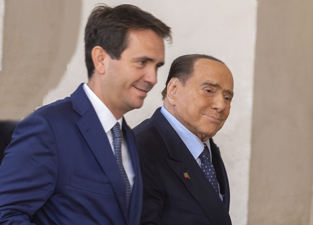 Alessandro Cattaneo  e Silvio Berlusconi