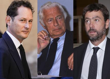 John Elkann, Gianni Agnelli e Andrea Agnelli