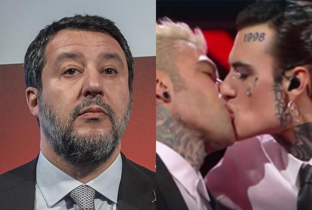 Matteo Salvini, Fedez e Rosa Chemical Matteo Salvini, Fedez e Rosa Chemical
