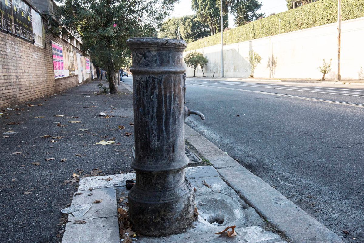 Siccità nasone Roma nasoni