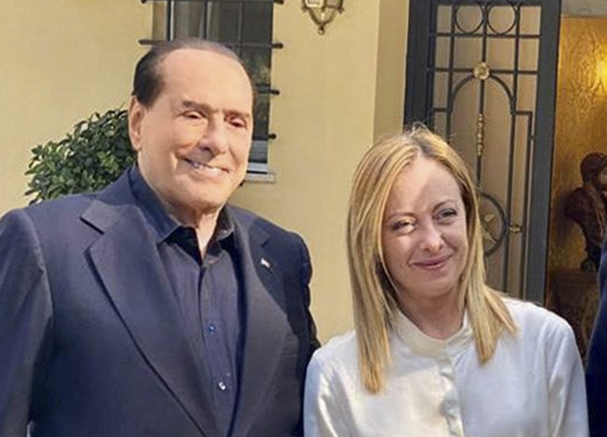 Silvio Berlusconi e Giorgia Meloni Silvio Berlusconi e Giorgia Meloni