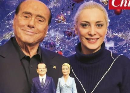 Silvio Berlusconi e Marta Fascina sono statuette del presepe