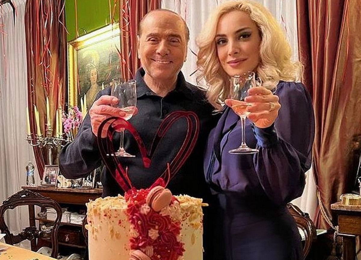 San Valentino: Silvio Berlusconi con Marta Fascina San Valentino: Silvio Berlusconi con Marta Fascina