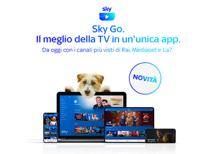 Sky: i canali Rai, Mediaset e La7 arrivano su Sky Go