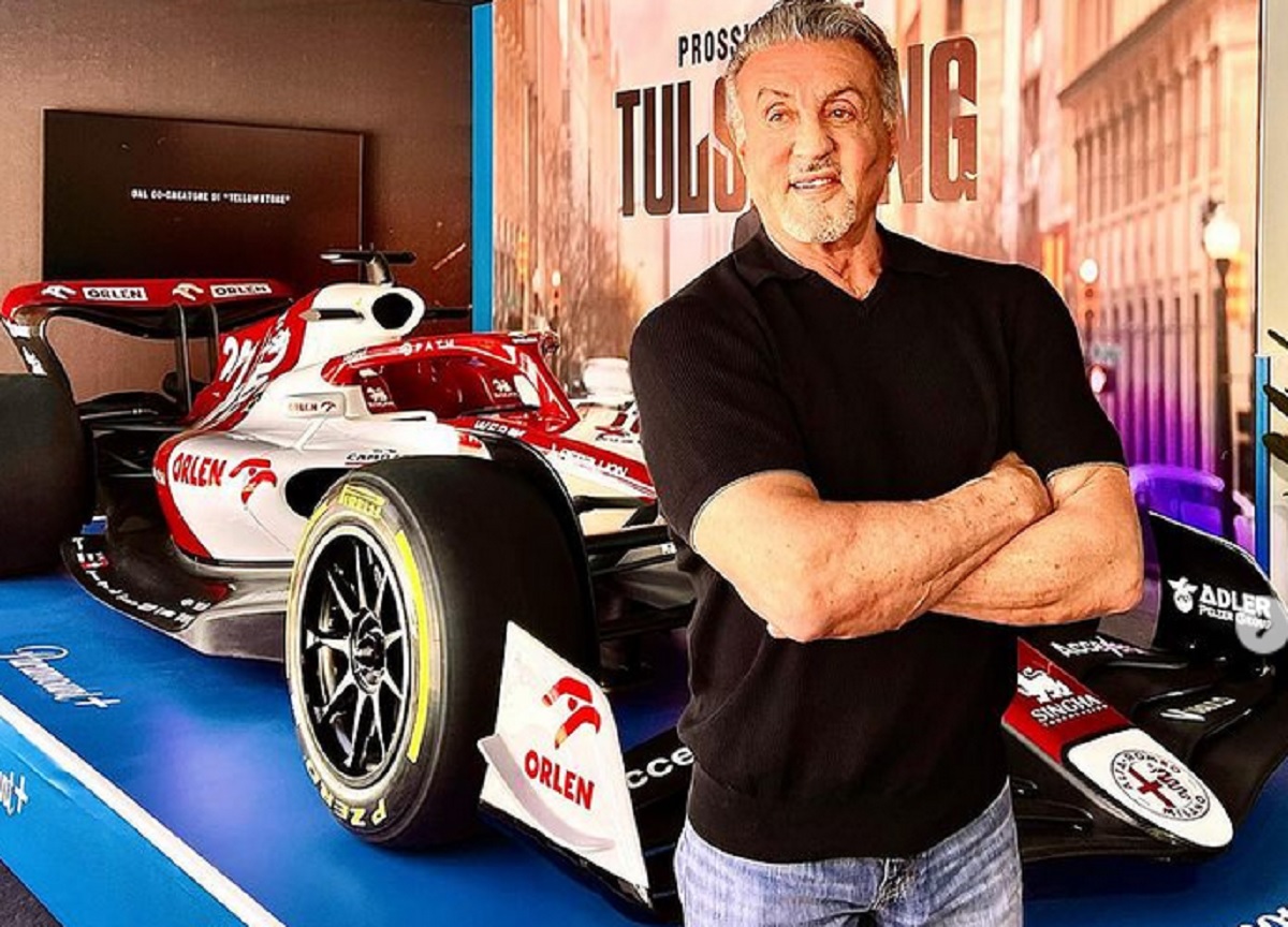 Sylvester Stallone al gp di Monza