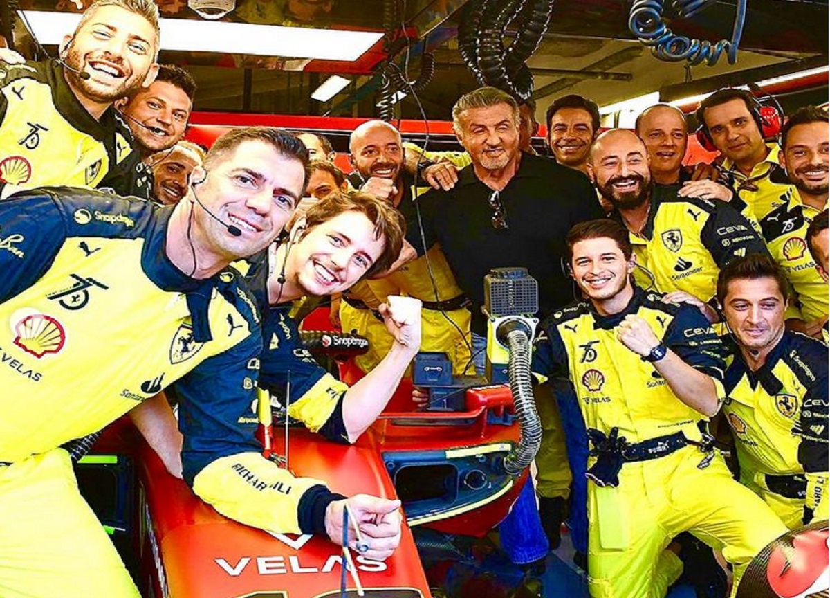 Sylvester Stallone al gp di Monza