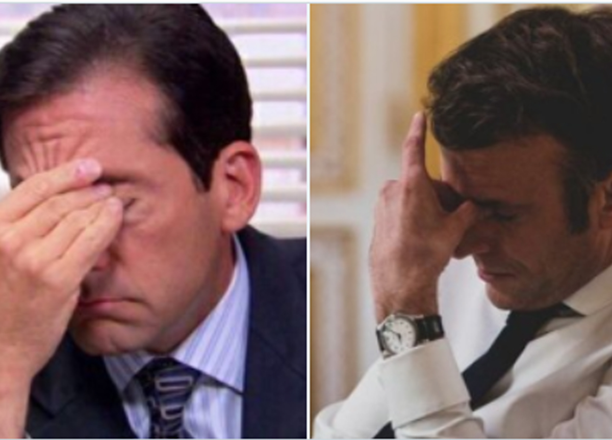 Steve Carrell Emmauel Macron Steve Carrell Emmauel Macron