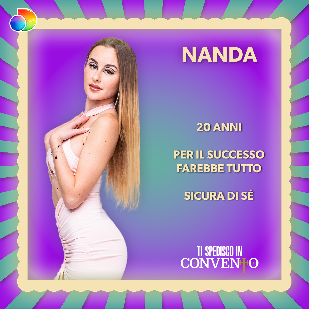 TI SPEDISCO IN CONVENTO NANDA CARD