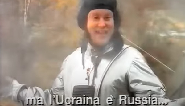 Spot - ATLANTE Geografico Corriere della SERA - ASTRONAUTA RUSSO -1995