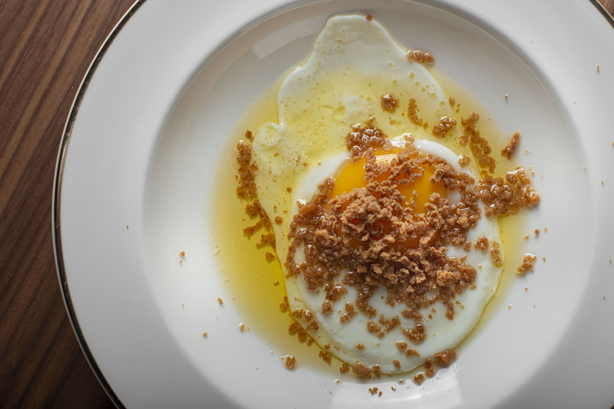 Uovodiseppia Milano Uovo e bottarga 2