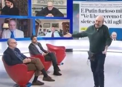 "Non sarai fascista?", "E tu non sarai cog***ne?". Botta e risposta Roncone-Vauro a L'Aria che Tira. VIDEO