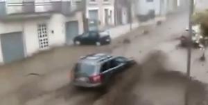 Monteforte Irpino, bomba dâ€™acqua e colate di fango per le strade: cittÃ  in tilt