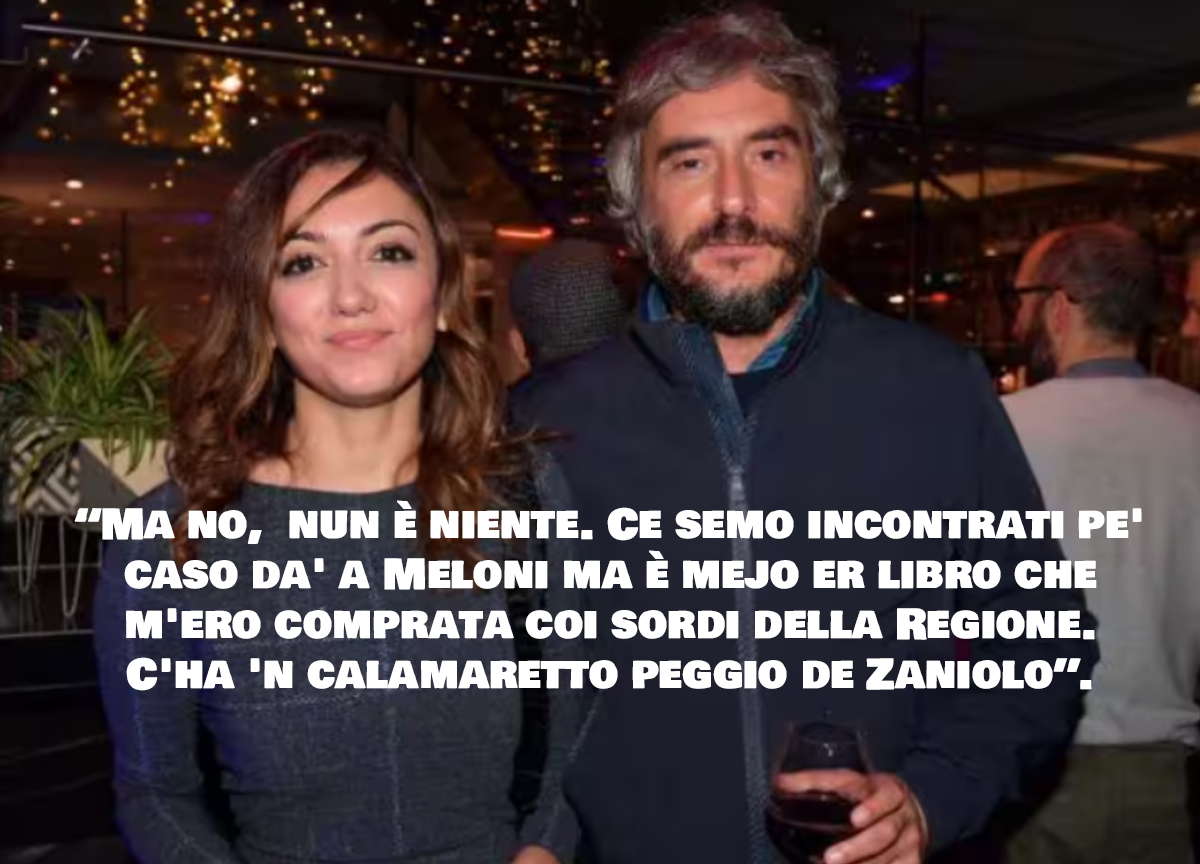 "C'ha 'ncalamaretto peggio de Zaniolo", vignetta su Montaruli e "Osho"