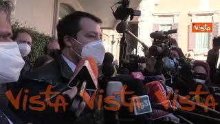 Salvini: "Penso che Draghi sarÃ  presidente del Consiglio anche nei prossimi mesi"