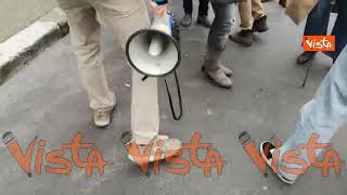 Studenti in piazza a Roma, le immagini della protesta