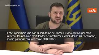 SOTTOTITOLI Zelensky: "Aprire corridoio per export grano"