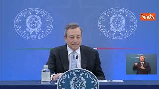 Draghi: "Raggiunti obiettivi del Pnrr di questo semestre"