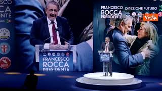 Regionali Lazio, Rocca: "Sinistra ha macellato la SanitÃ  nelle nostre Province"