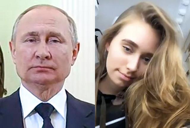 Vladimir Putin e figlia Vladimir Putin e figlia