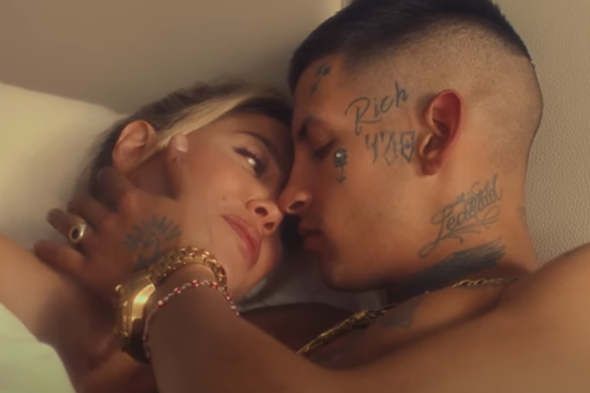 Wanda Nara e L-Gante (clip "El Ultimo Romantico")