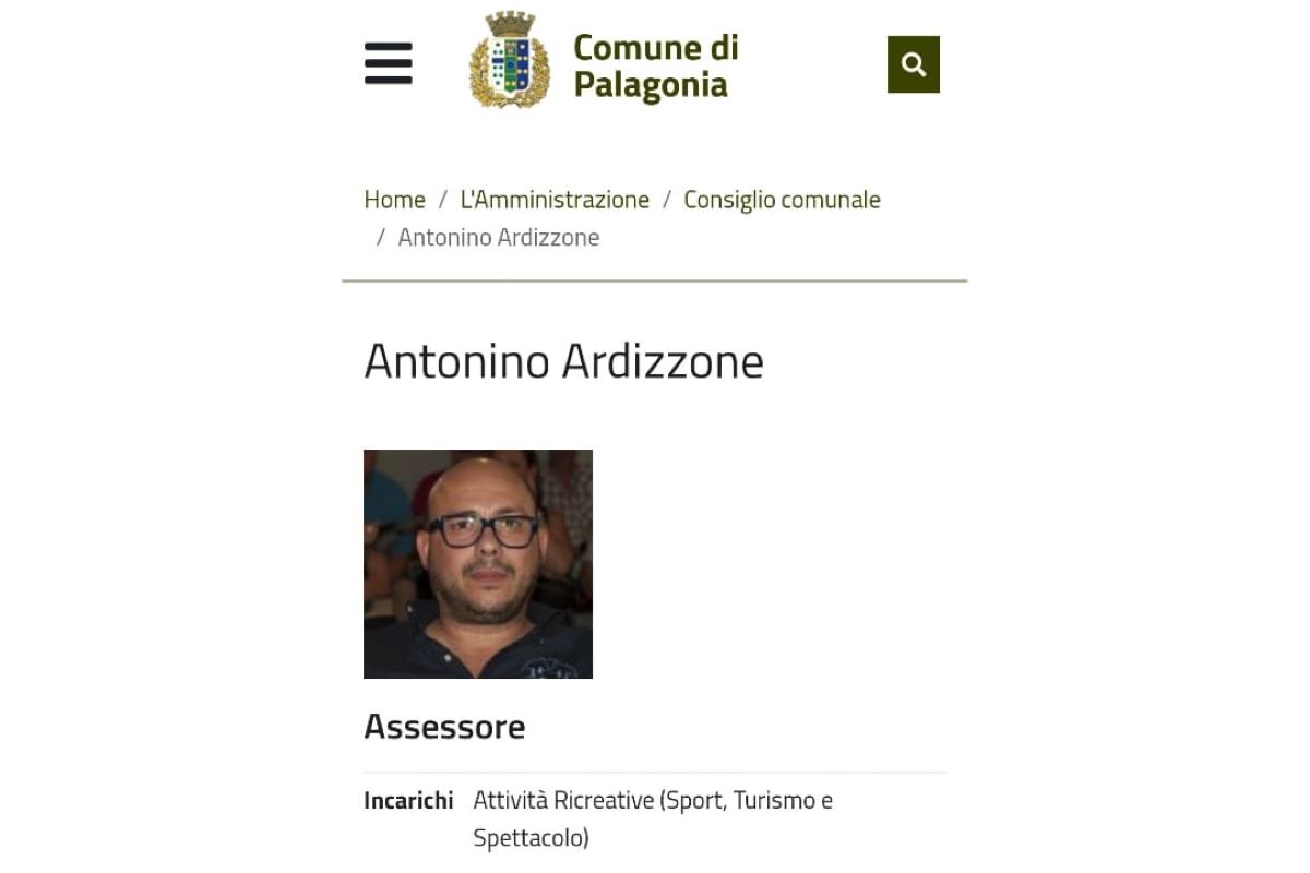 Dal sito internet del comune di Palagonia Dal sito internet del comune di Palagonia