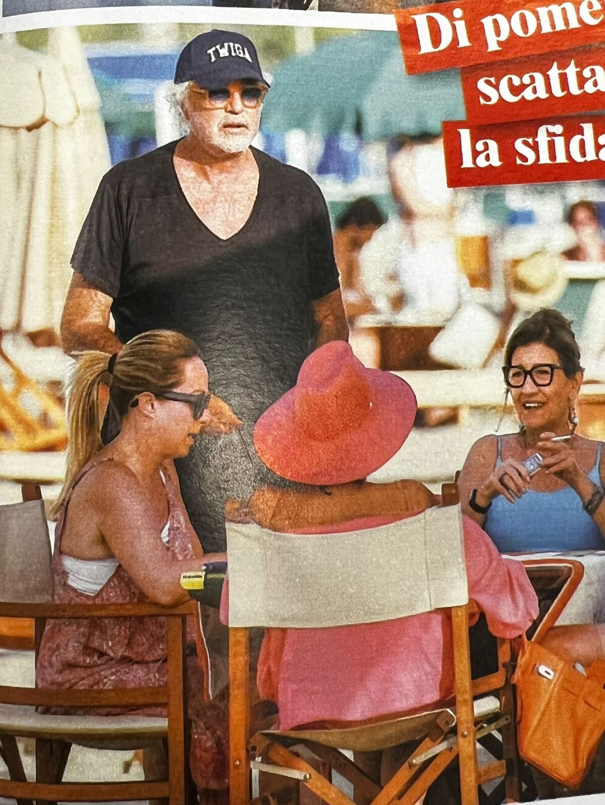 Giorgia Meloni e Flavio Briatore Giorgia Meloni e Flavio Briatore