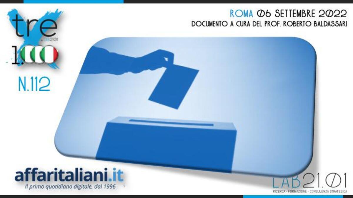 Sondaggi politici 6 Settembre 1