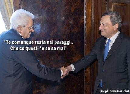 "Rimani nei paraggi?", Mattarella congeda Draghi... L'ironia della rete