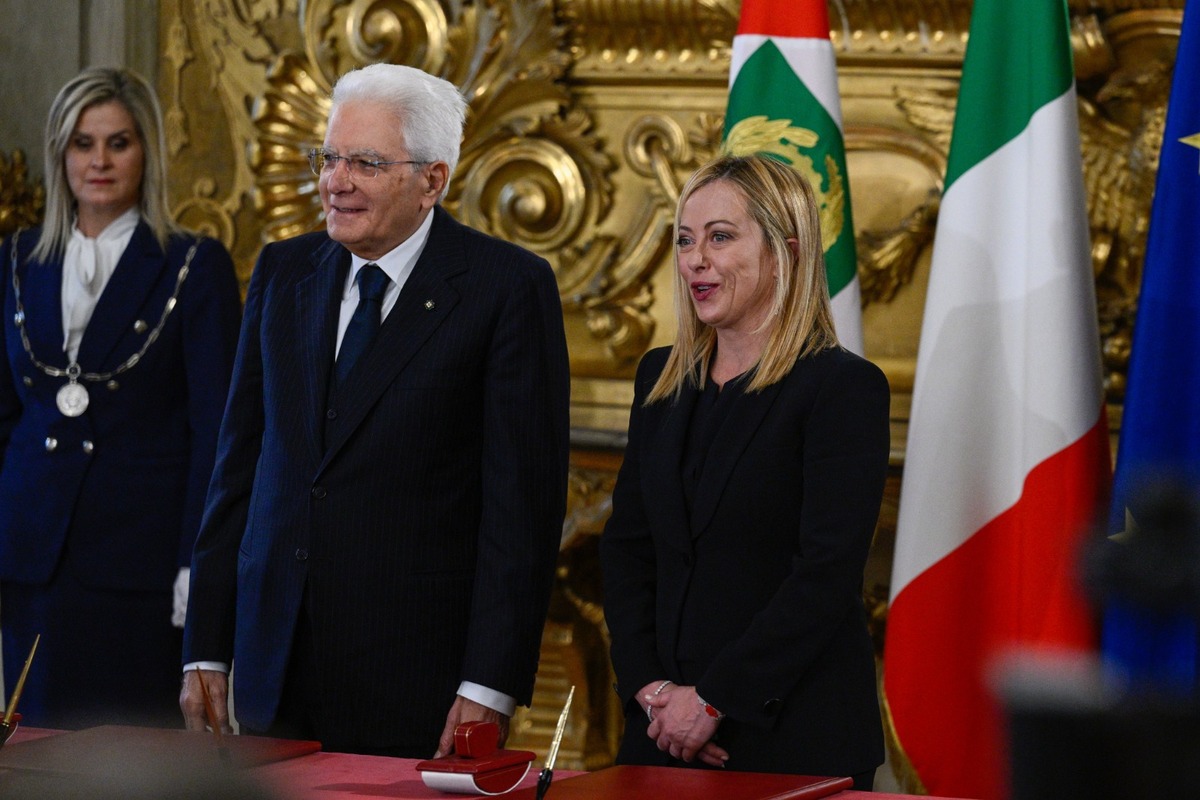 Sergio Mattarella e Giorgia Meloni