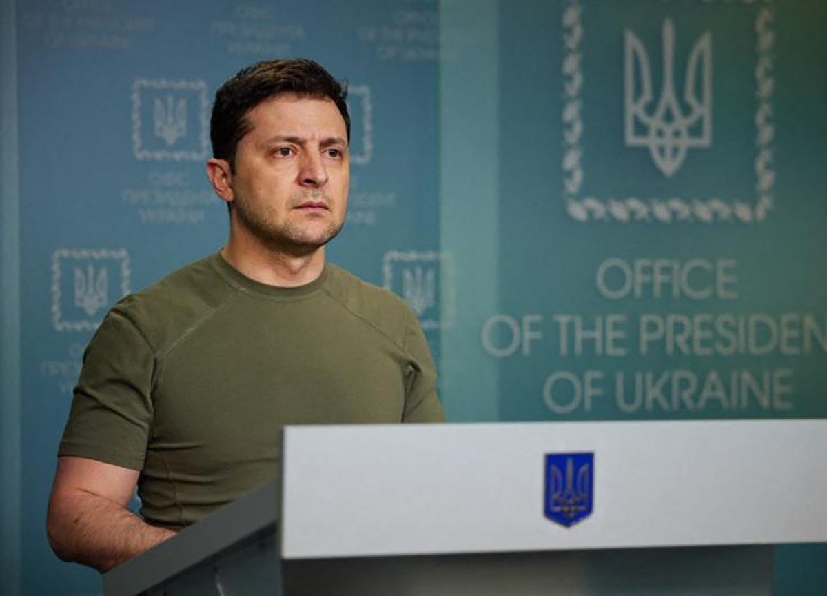 Il presidente ucraino Volodymyr Zelensky Il presidente ucraino Volodymyr Zelensky