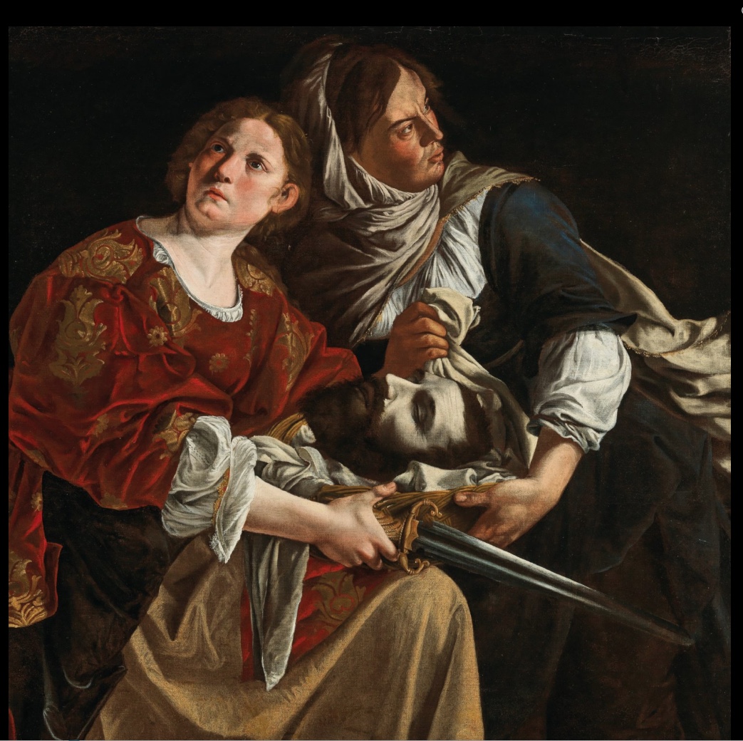 Artemisia Gentileschi, "Giuditta e Abra con la testa di Oloferne", 1640-1645, olio su tela, cm 115x116.5, Terni, Fondazione Cassa di Risparmio di Terni e Narni, Collezione d’Arte Artemisia Gentileschi, "Giuditta e Abra con la testa di Oloferne", 1640-1645, olio su tela, cm 115x116.5, Terni, Fondazione Cassa di Risparmio di Terni e Narni, Collezione d’Arte